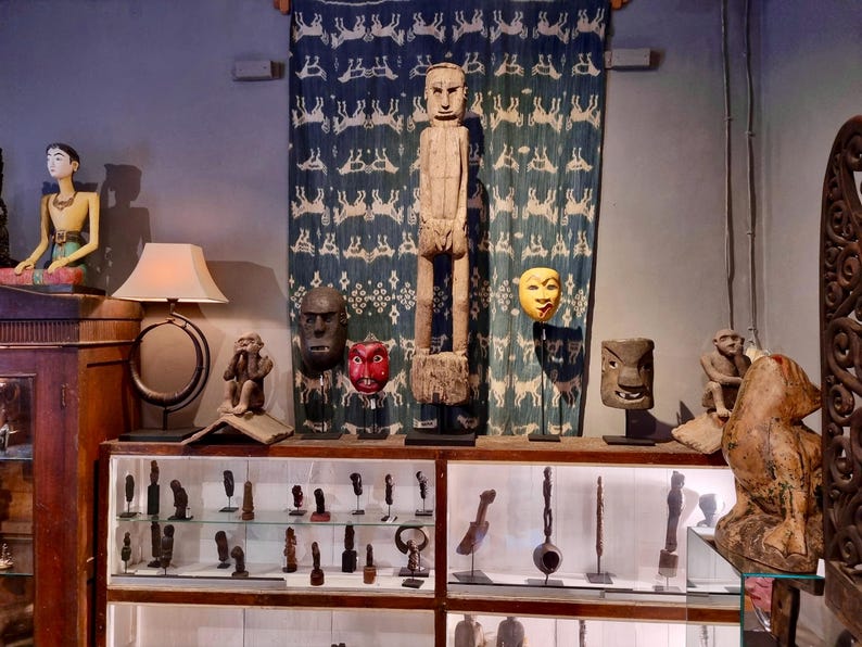 Asmat Feather Headdress Set, Bipane Adornments, Tribal Decor image 14