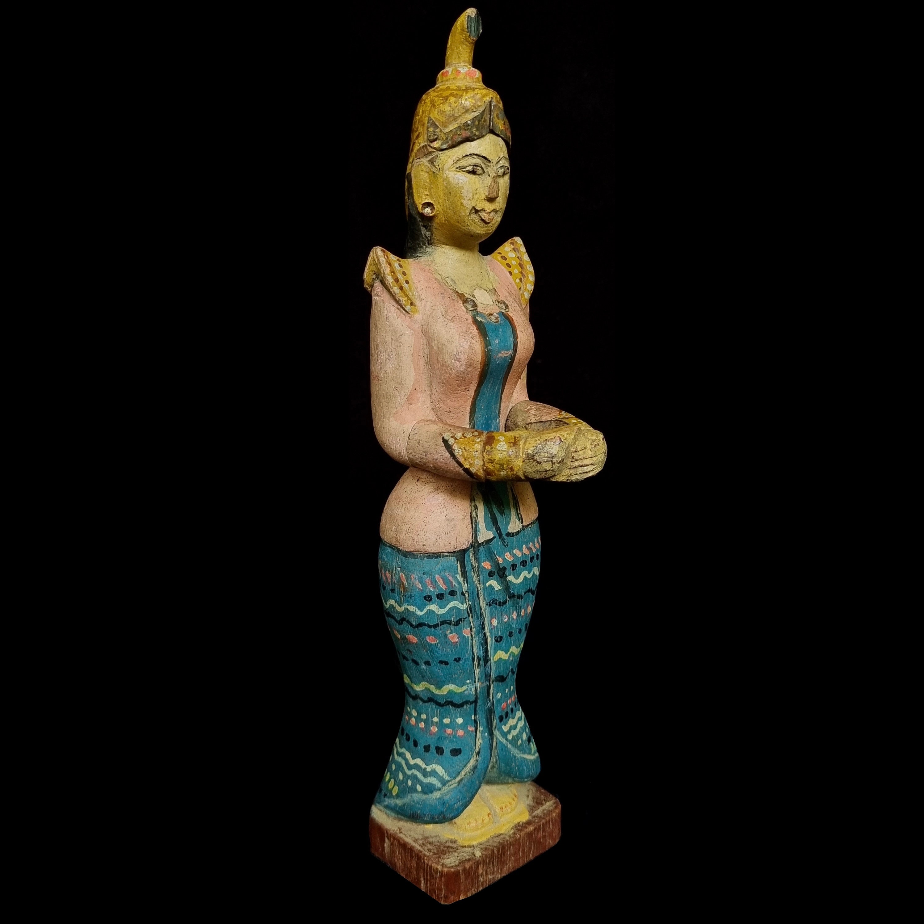 Burmese Wood Statue - Etsy
