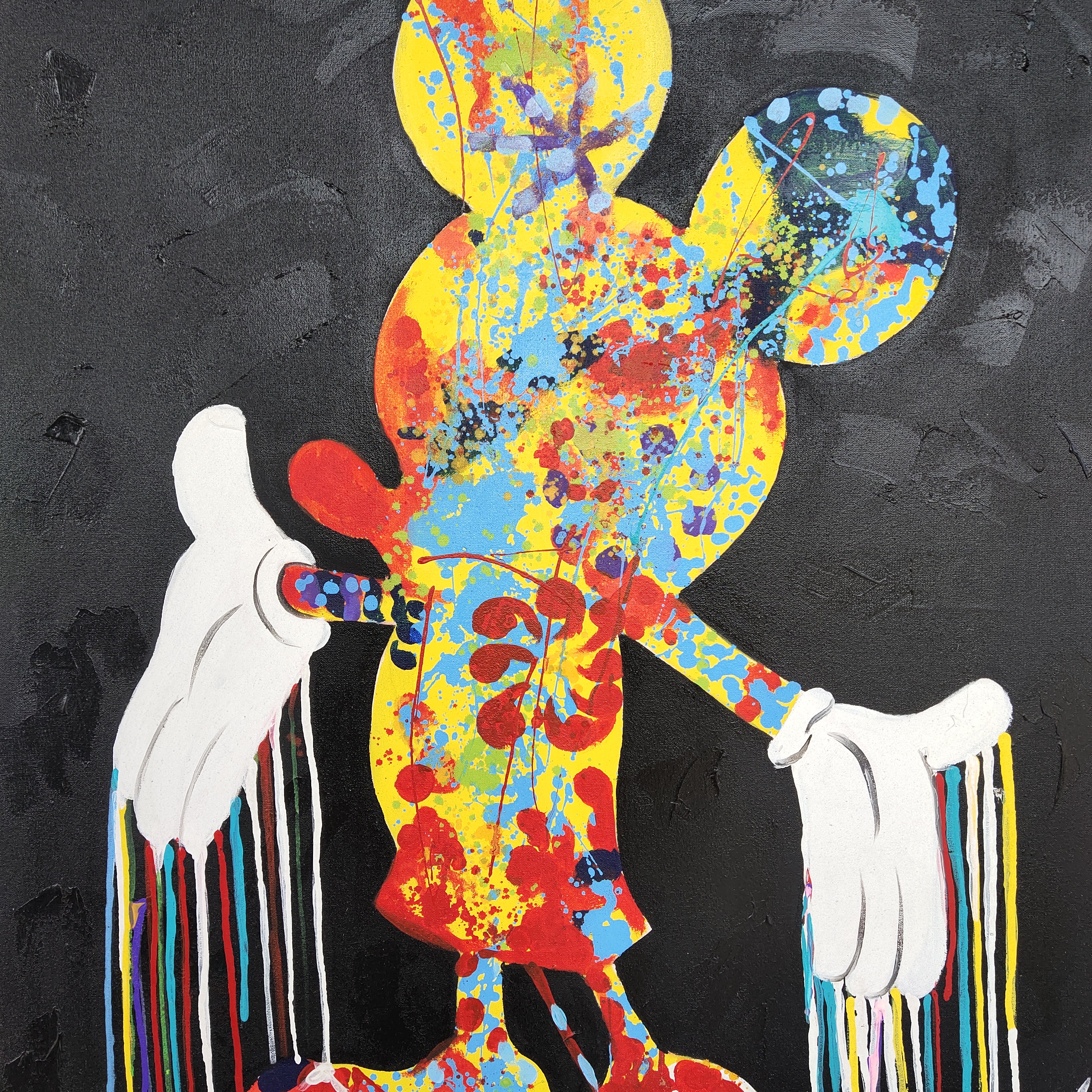 Mickey Mouse Pop Art Graffiti ,colorful Wall Art, Children's Gifts, Disney  Home Decor - Etsy