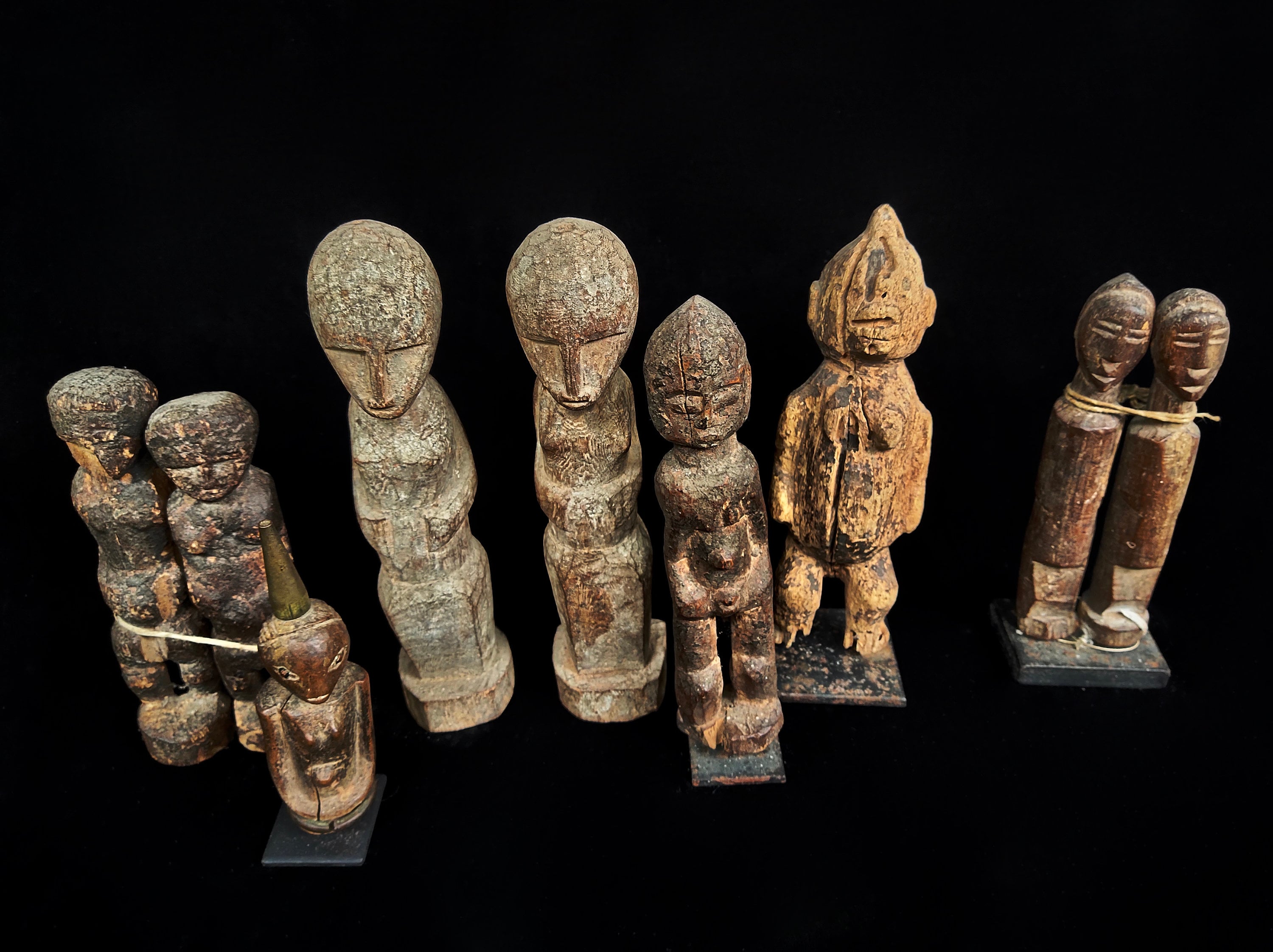 素晴らしいヴィンテージのドゴン族の祖先像。博物館に展示する