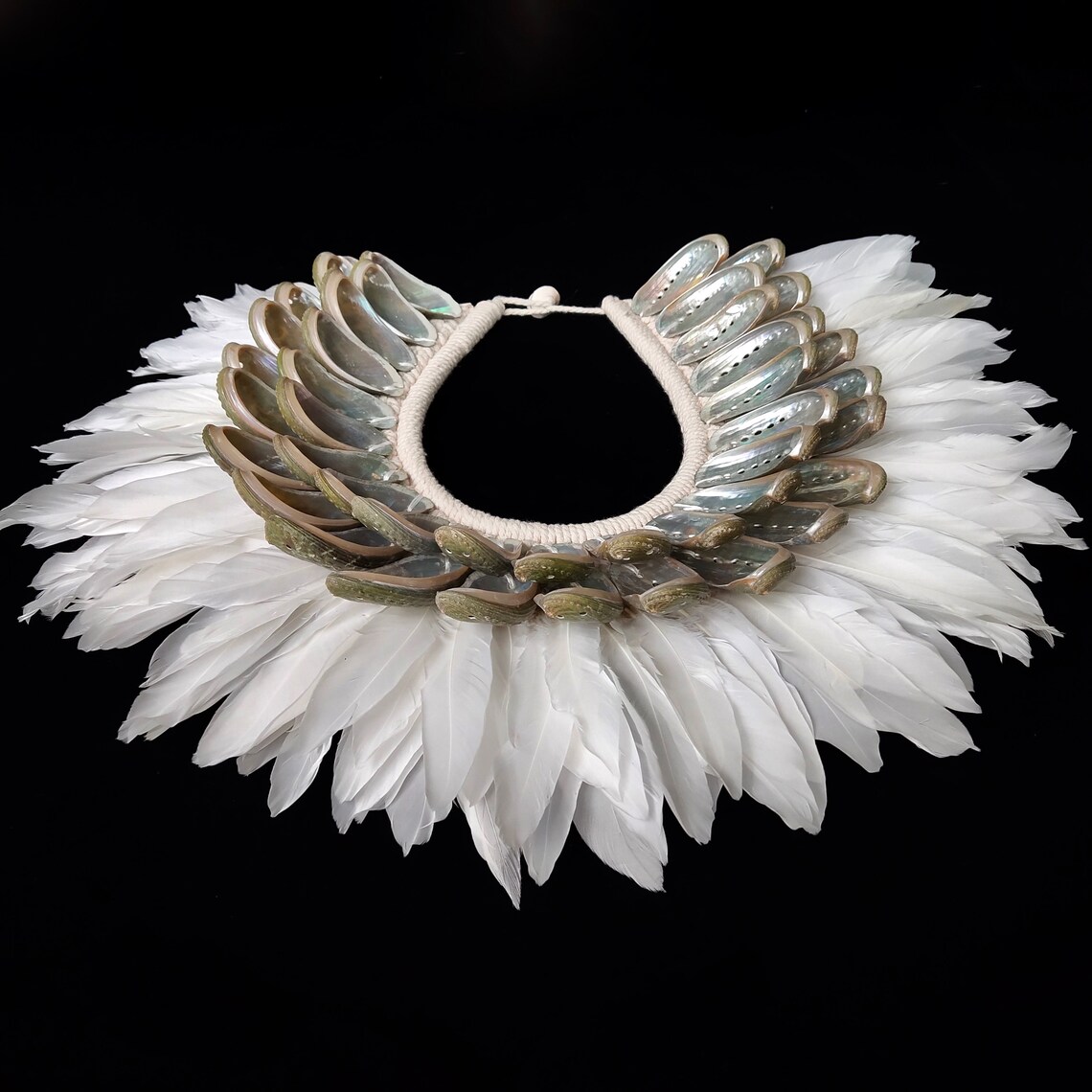Feather Shell Feather Shell Necklace, Tribal Women Fashion Jewelry, Home Decor Art - Etsy