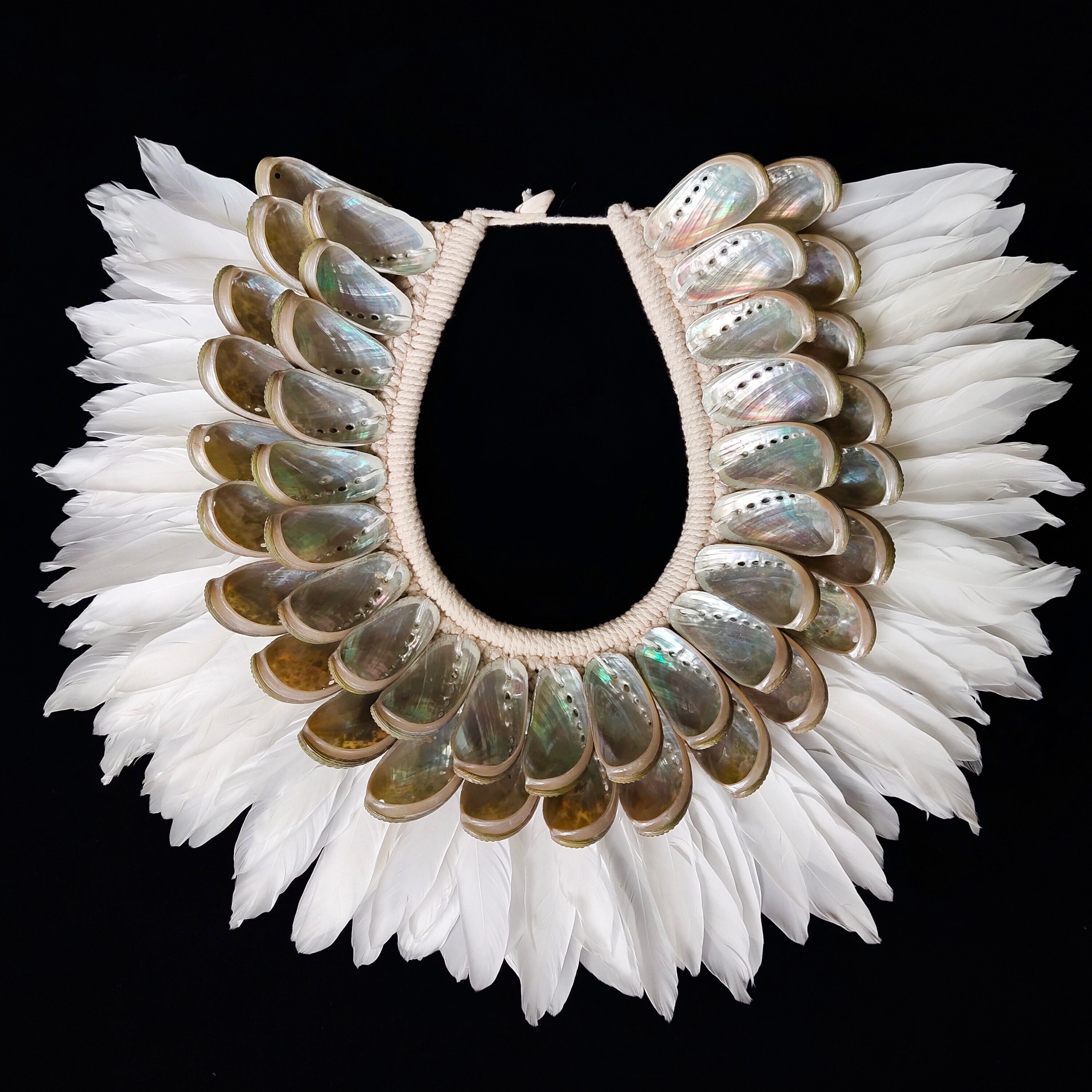 Feather Shell Feather Shell Necklace, Tribal Women Fashion Jewelry, Home Decor Art - Etsy