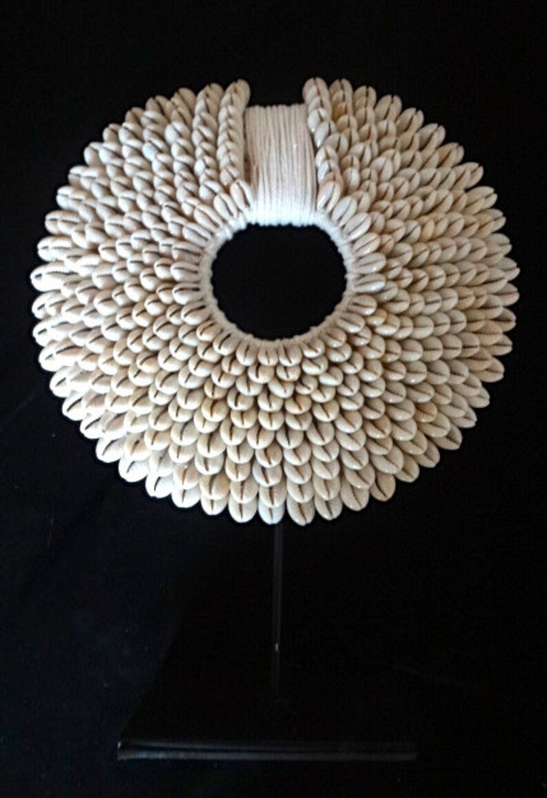 Round Shell disc decor Boho Chic Home Decor Interior Design | Etsy