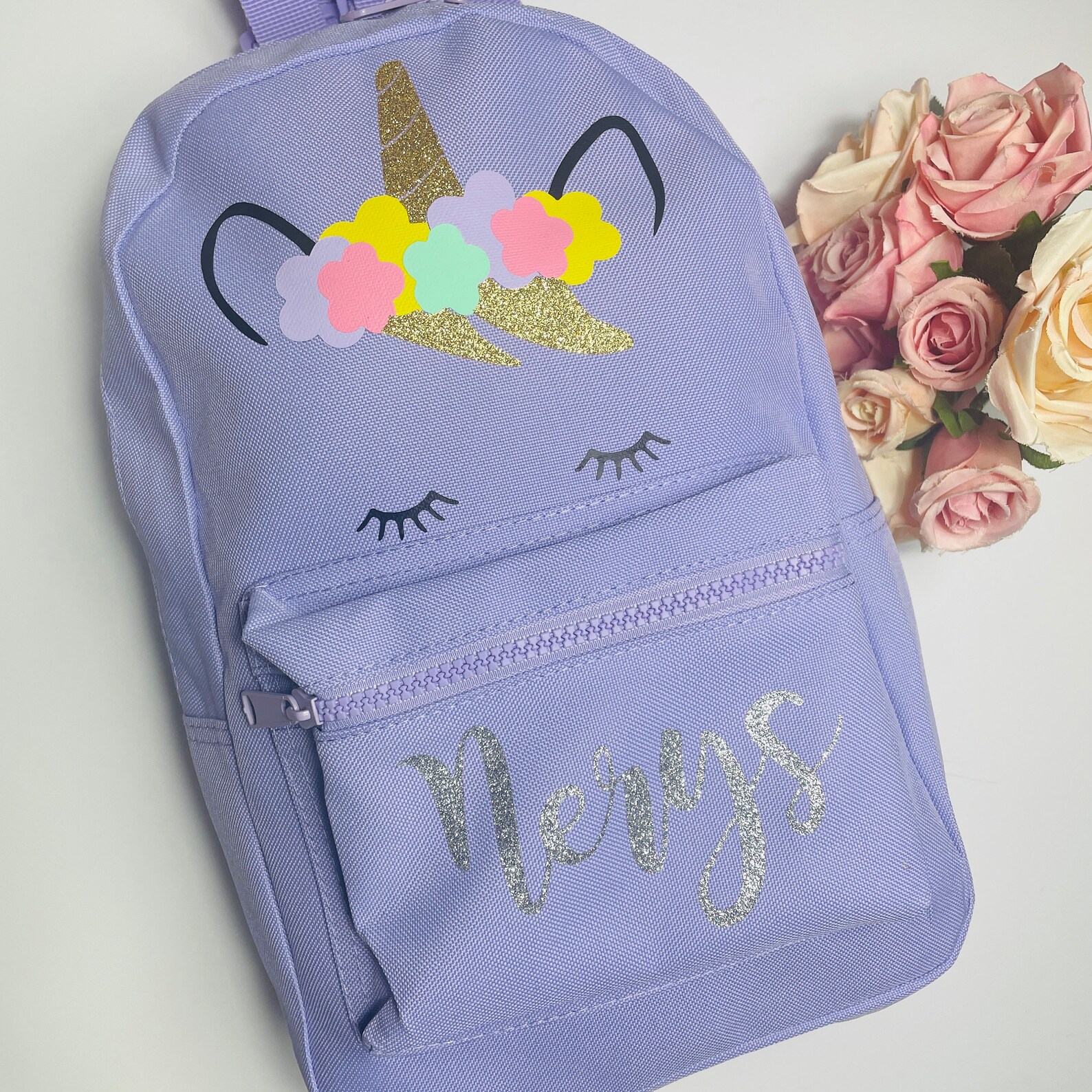 Unicorn Backpack Personalised Backpack Girls Backpack Etsy