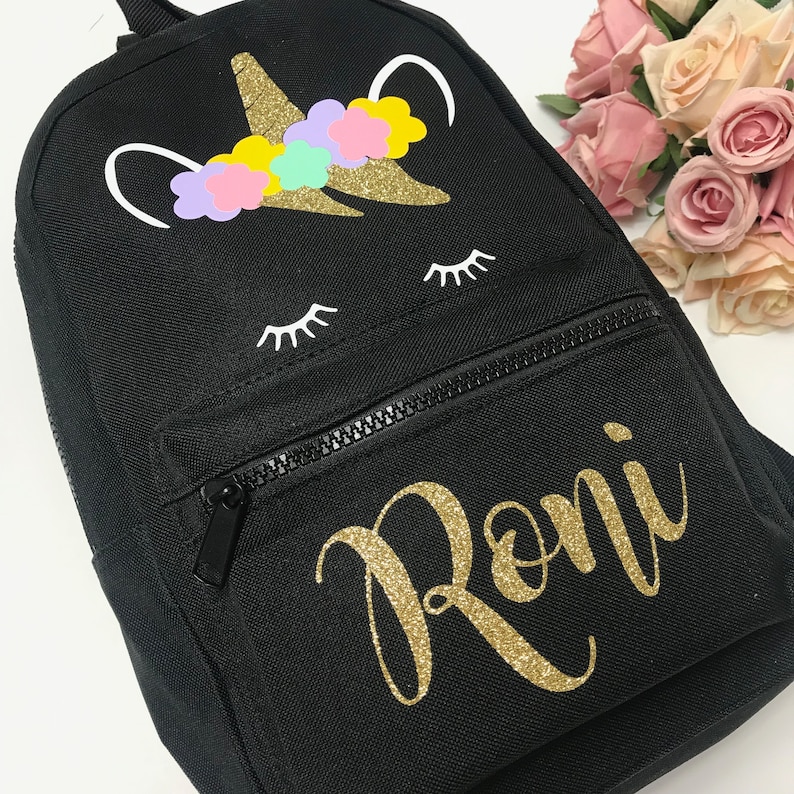 Unicorn Backpack Personalised Backpack Girls Backpack Etsy UK