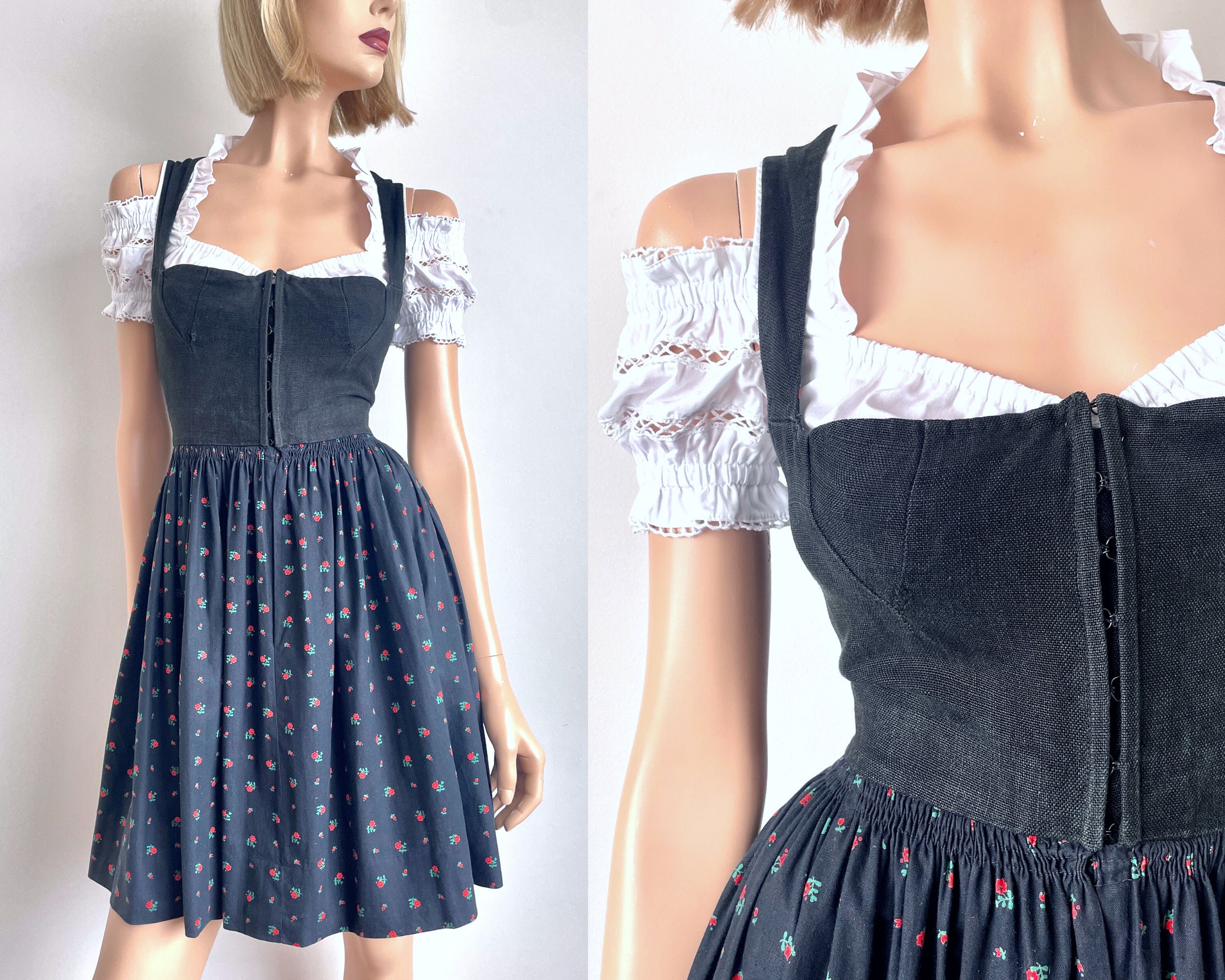 1950s Dirndl Dress Etsy Canada