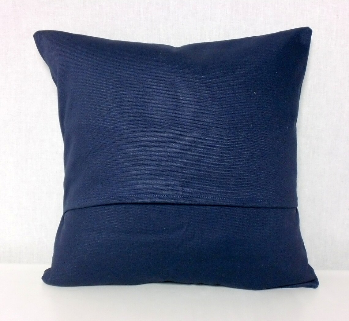 Pillow Cover Pillow Case Cover Pillow Cover 40x40 Blue Blue Etsy UK