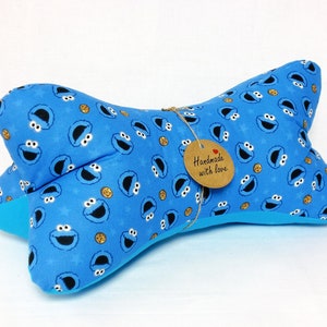 Reading bone pillow reading pillow neck pillow Cookie Monster #9#