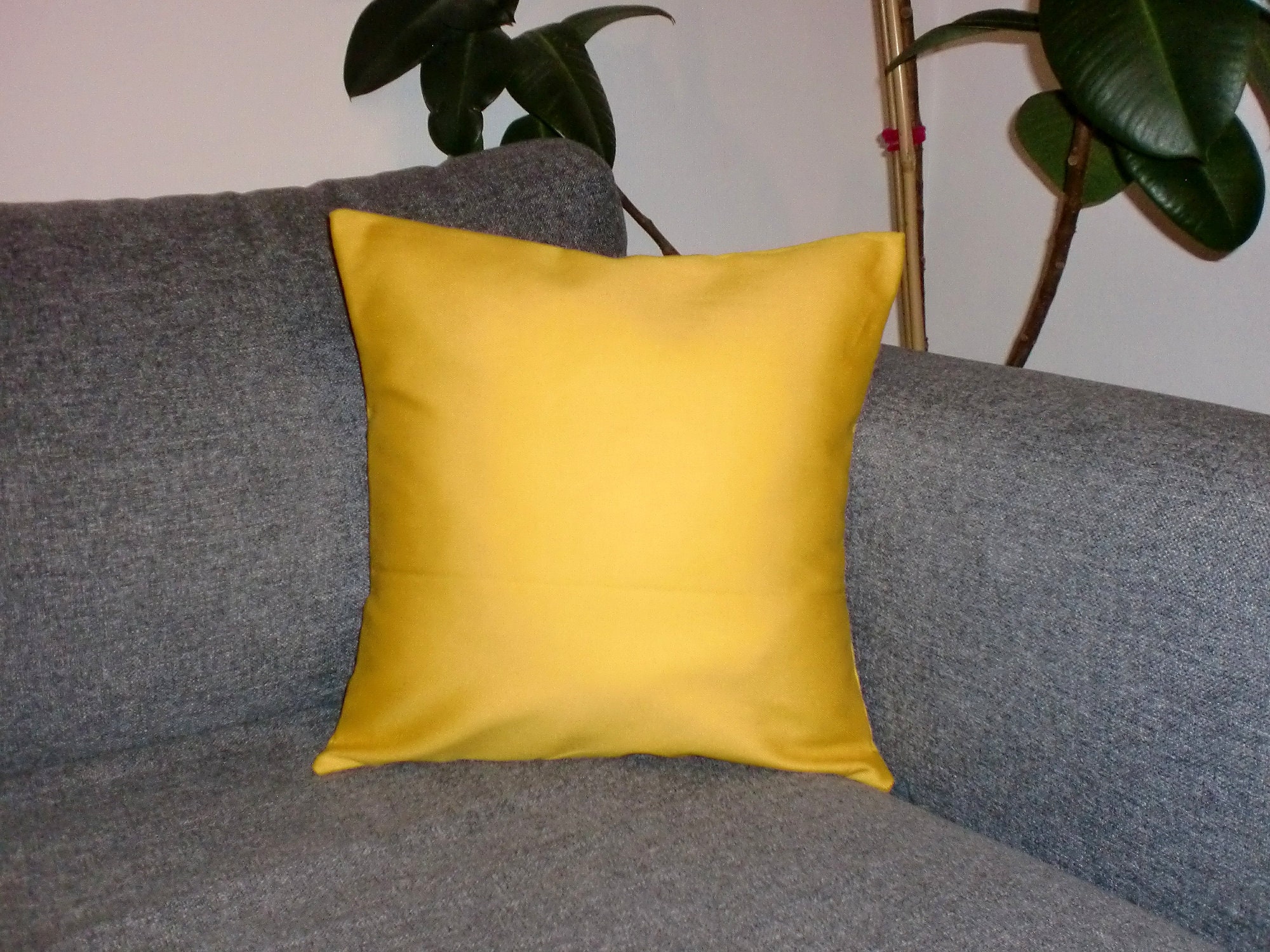 Pillow cover pillow case cover pillow cover 40x40 mustard Etsy