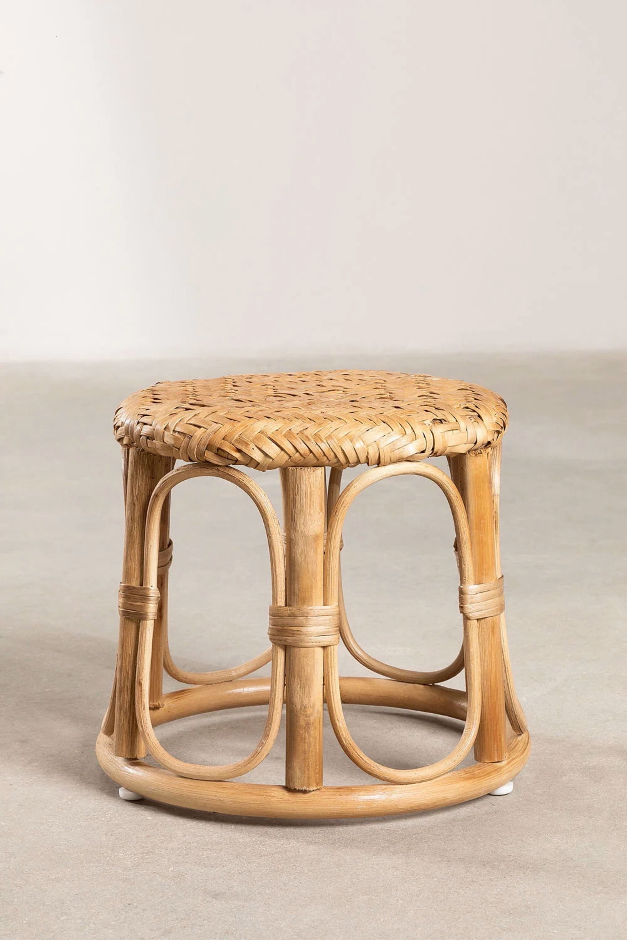 Rattan on sale bathroom stool