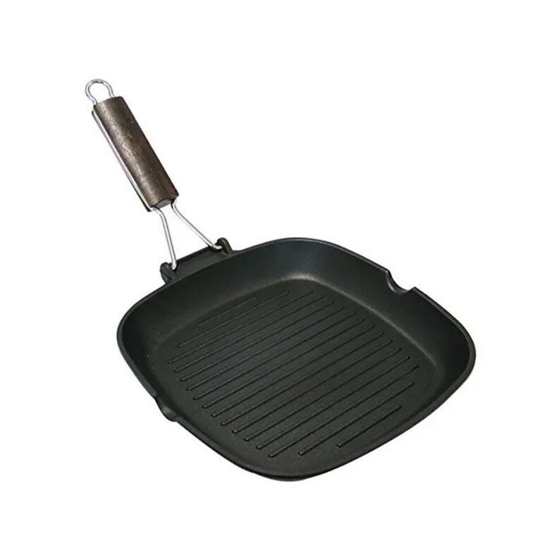 Square Aluminum Grill Pan 26x26 Cm Etsy