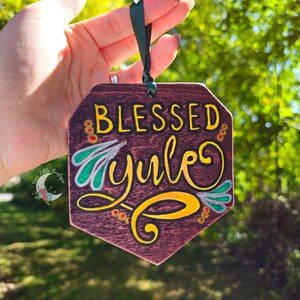 Blessed Yule Ornament