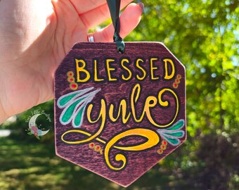 Blessed Yule Ornament