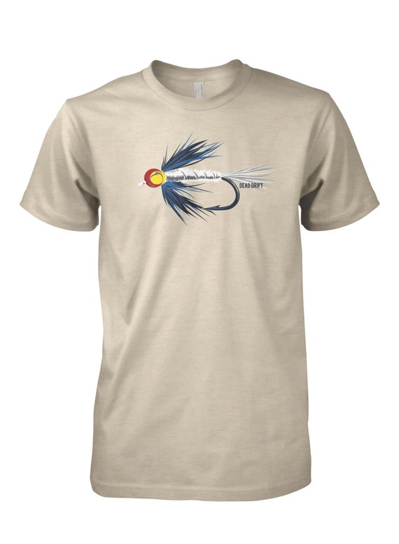 Fly Fishing T Shirt MILE HIGH FLY Colorado by Dead Drift Fly Fishing
