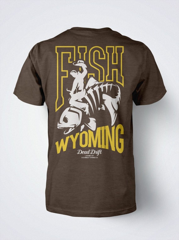 Wyoming Trout Sweatshirt - Fly Fishing Wyoming, Fly Fishing Sweatshirt XXL