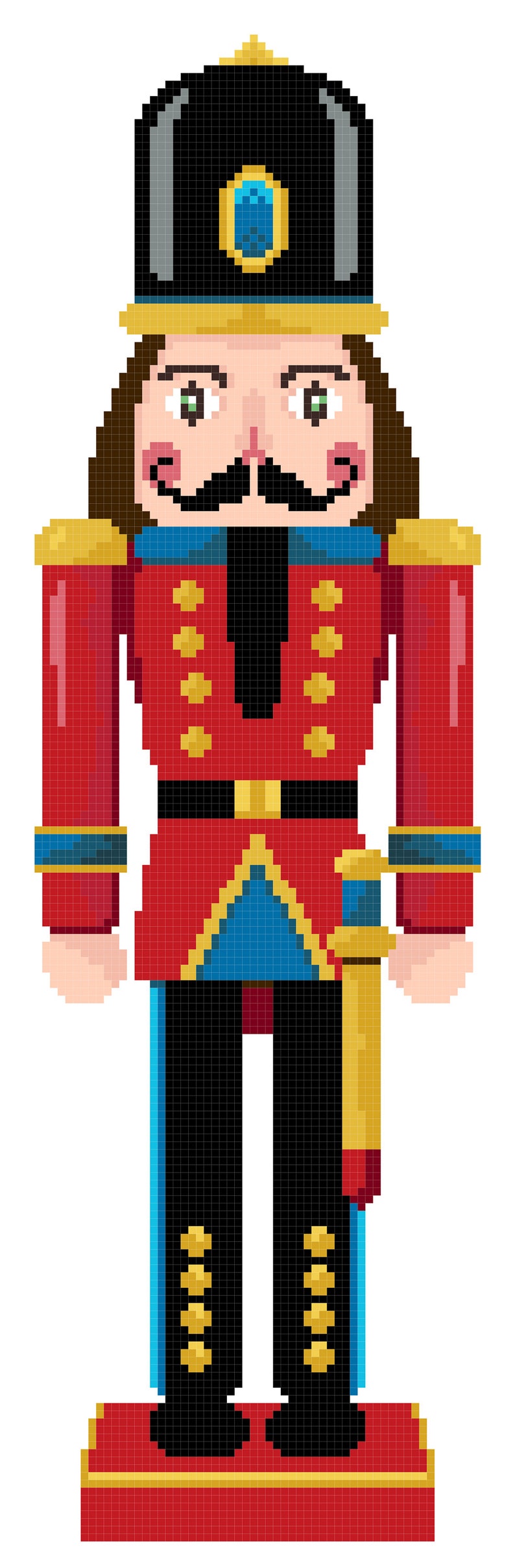 Nutcracker Cross Stitch Pattern Etsy