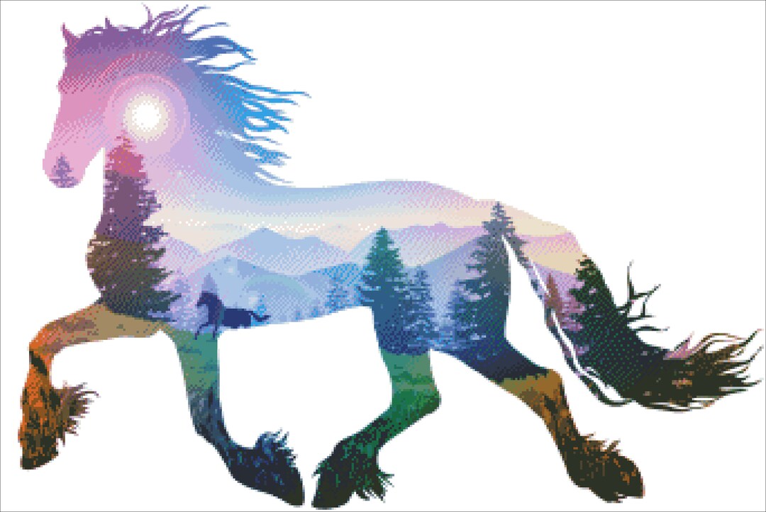 Cross Stitch Pattern My Kingdom Horse - Etsy
