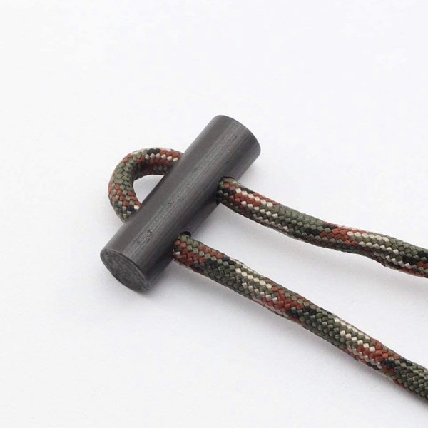 Ferro Rod Toggle / Shoelace Or Paracord Bracelet Fire Starter / Mini Ferro Rod