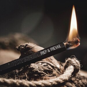 Survival Wick Hemp Cord Waterproof Emergency Fire Starter With Bellow
