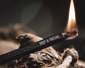 Survival Wick Hemp Cord Waterproof Emergency Fire Starter With Bellow
