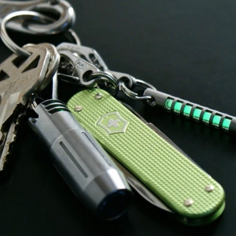 Tritium Keychain S323 Edition for Use With 1 3mm X 22.5mm Tritium Vial
