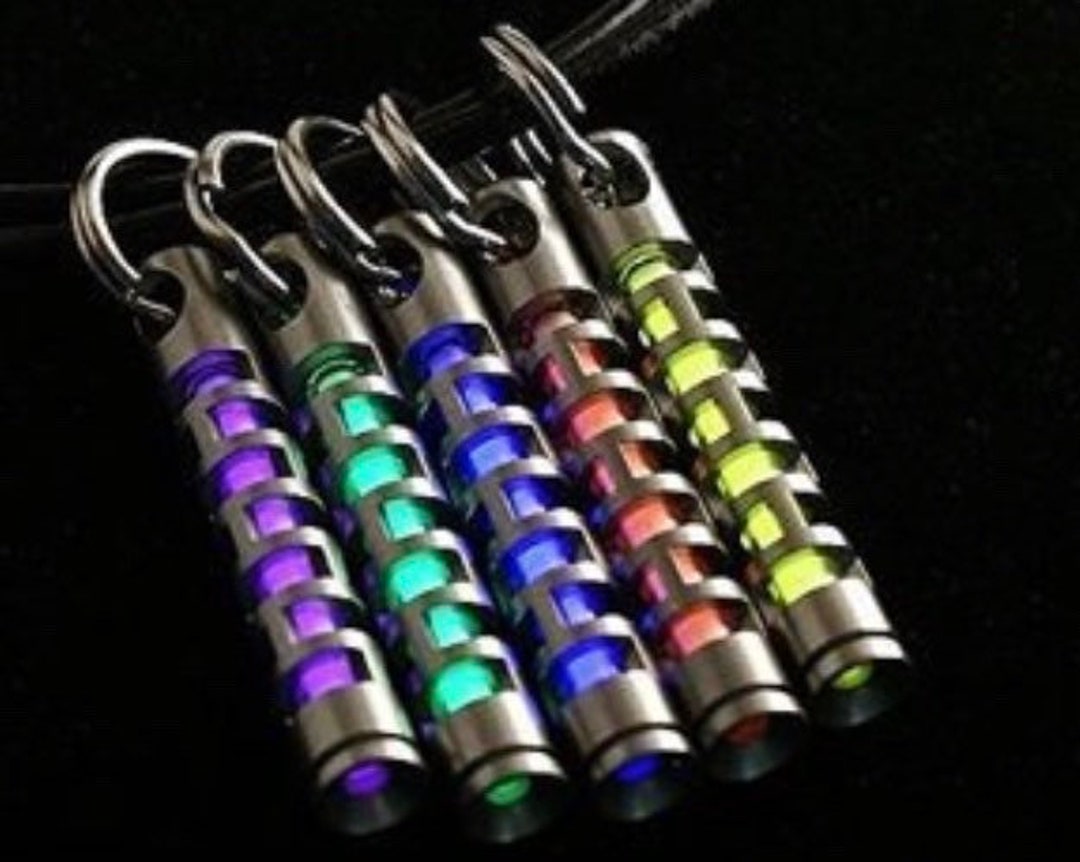 Tritium Keychain for Use With 1 3mm X 22.5mm Tritium Vial NOT INCLUDED