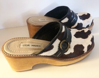 steve madden wooden clogs