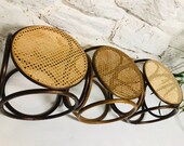 3 Bentwood ottomans
