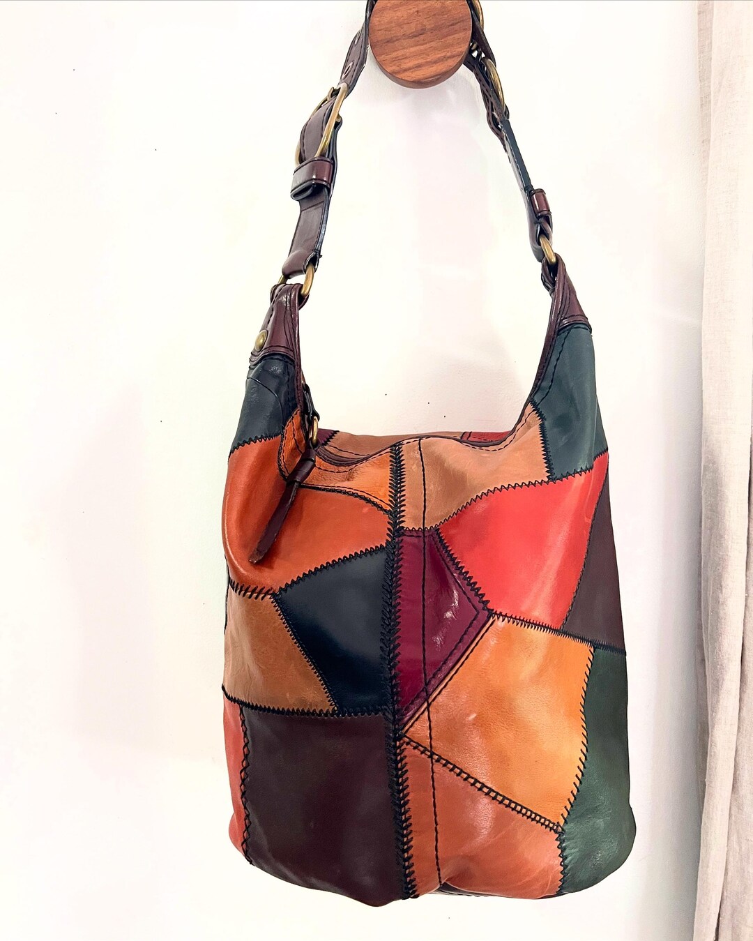 Coach Leather Patchwork Bag Etsy
