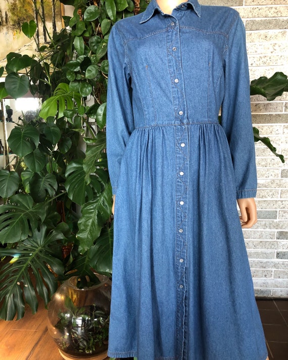 denim dress