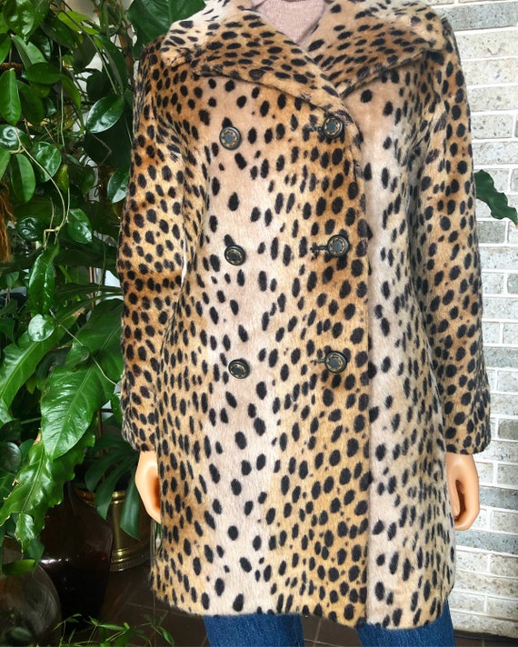Leopard print coat