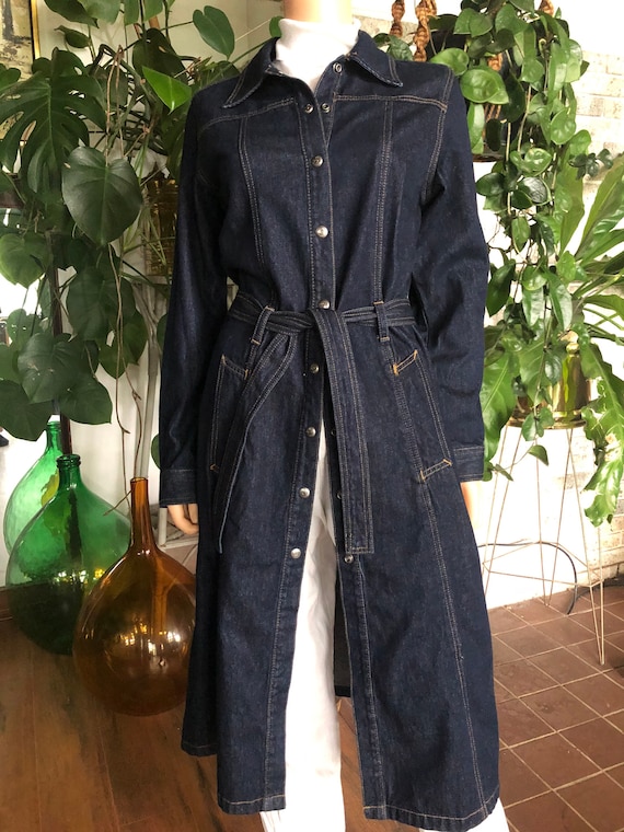 Denim Trenchcoat
