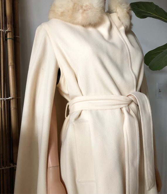 Ivory cape/coat