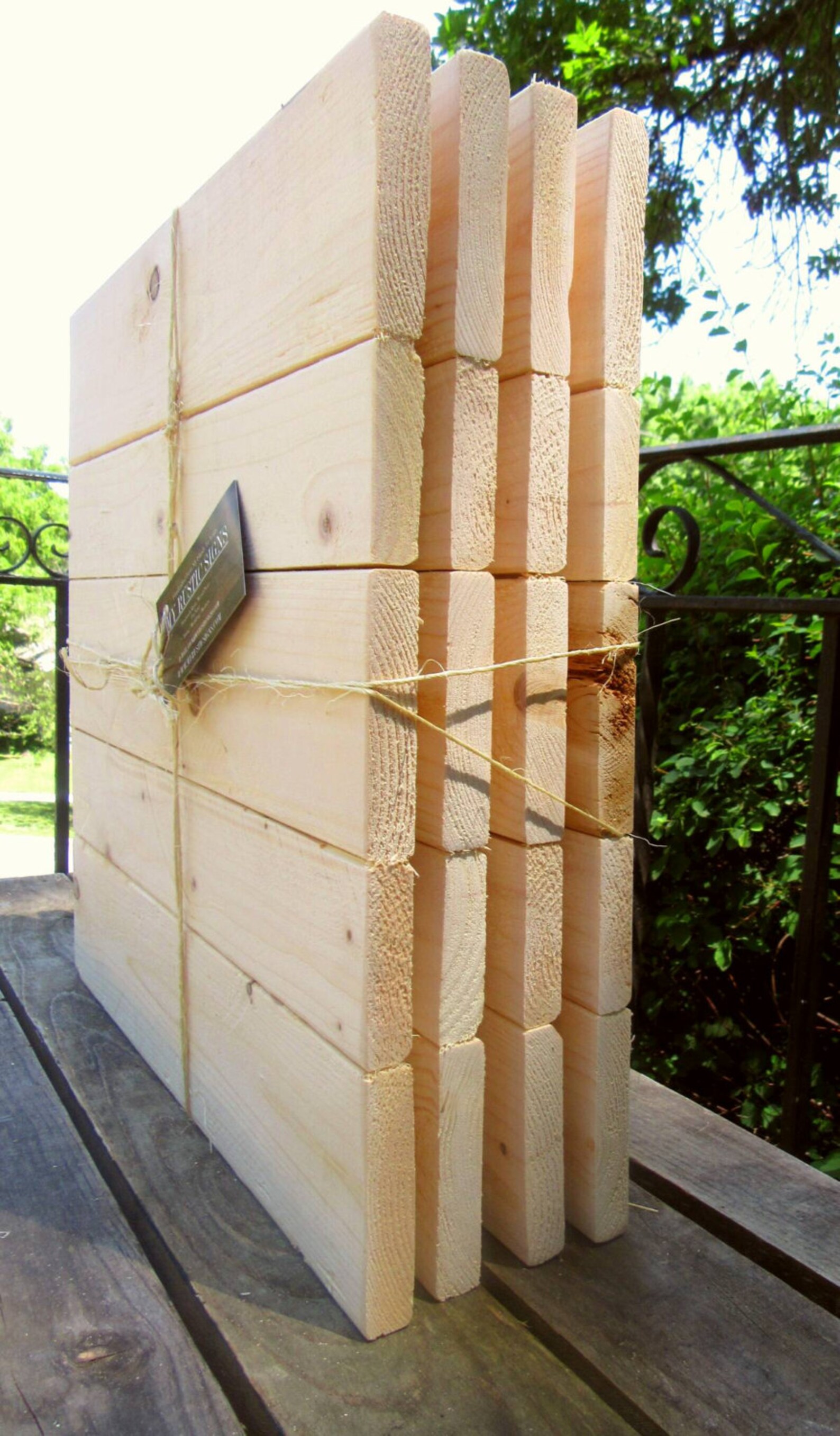 Rustic Wood Sign Blanks Bulk 4 Pack 100 Handmade in the USA by My