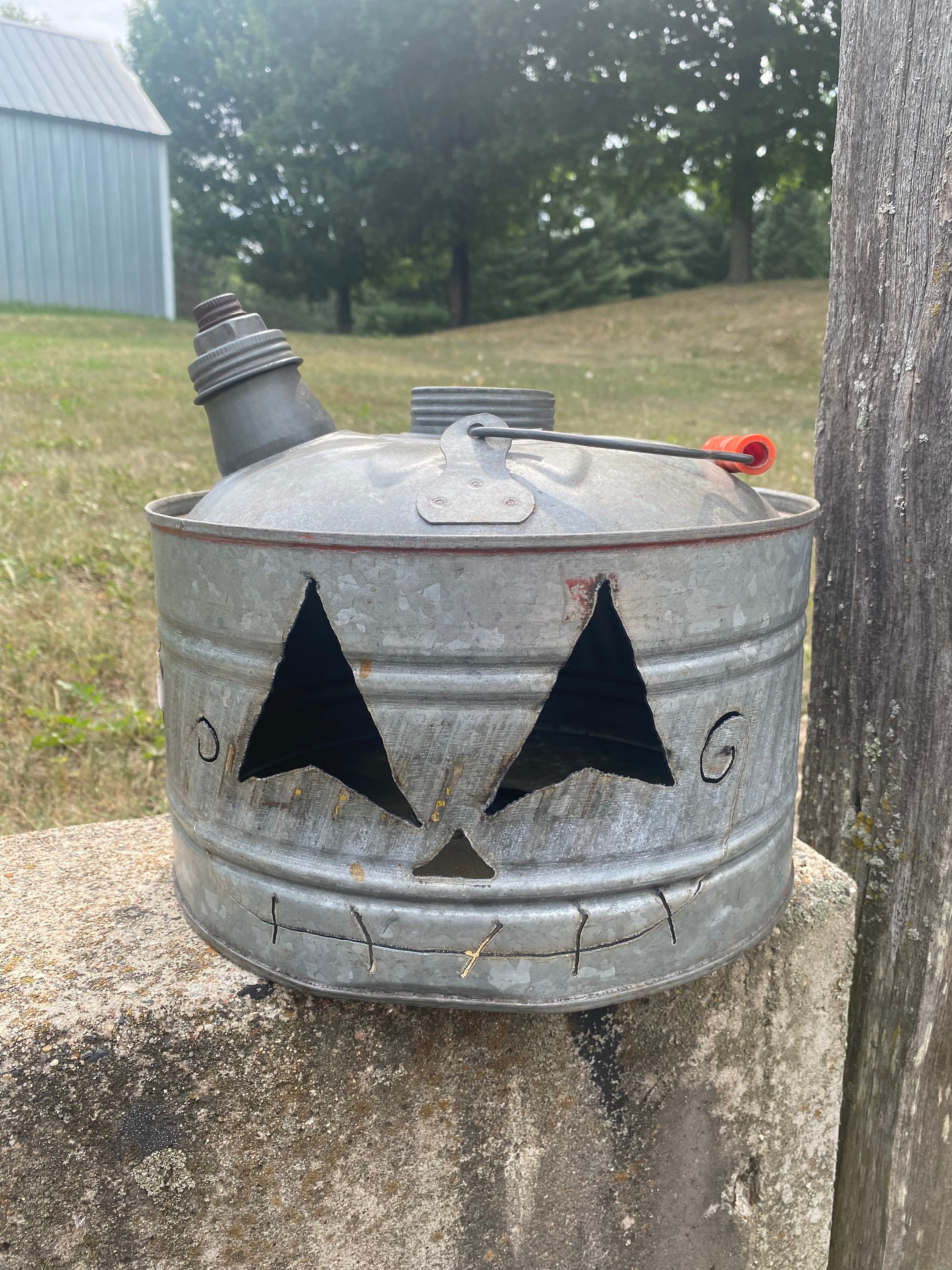 Gas can jacko'lantern ENVÍO GRATIS Etsy