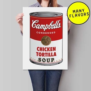 Campbell&#39;s Soup Mexican Flavors Art Print - Poster - Many Sizes