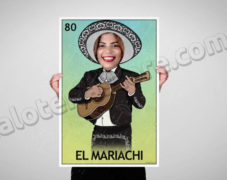 El Mariachi Photo Booth Fiesta Loteria Prop Frame Mexican Bingo Foreground Prop Mexican Party Wedding Holidays Fiesta Cut Out