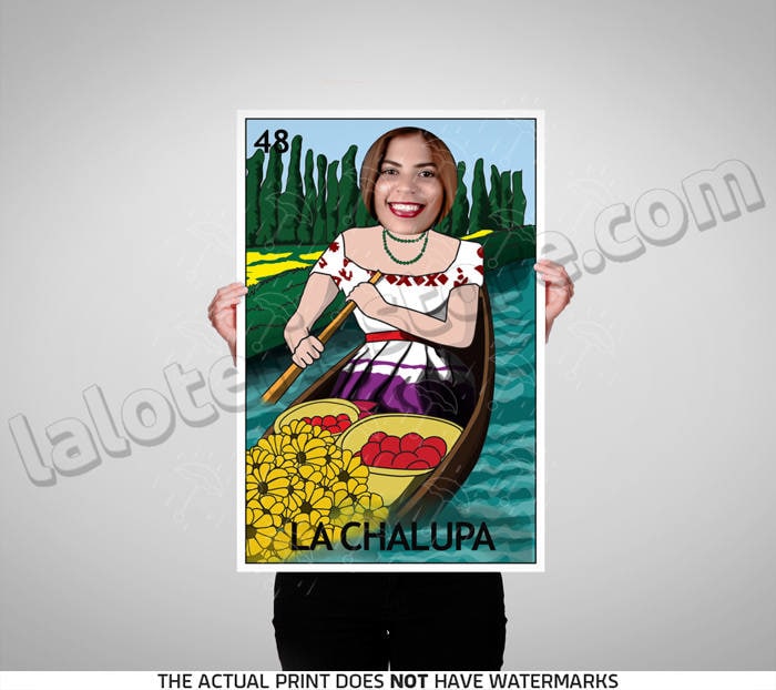 La Chalupa Photo Booth Fiesta Loteria Prop Frame Mexican Bingo Foreground Prop Mexican Party Cut Out Wedding Holidays Fiesta