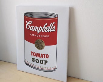 Lienzo Campbell's Soup Art Print - Lienzo Arte de pared