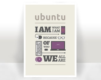 Ubuntu Linux Poster - Many Sizes