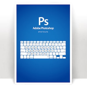 Photoshop Shortcuts Art Print - Poster - Many Sizes