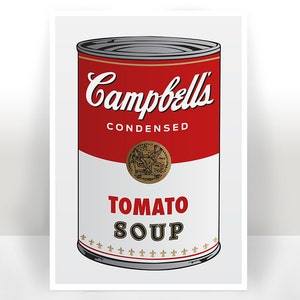 Campbell's Soup Art Print Poster Many Sizes image 1