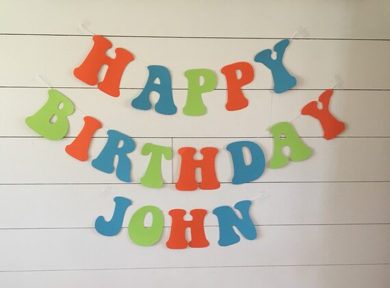 Banniere Scooby Doo Happy Birthday Etsy