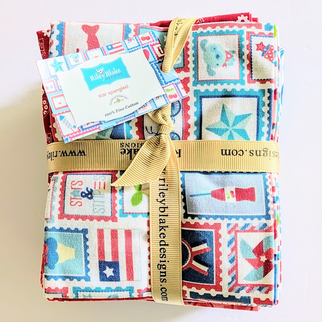 Star Spangled Riley Star Spangled Fat Quarter Bundle by Doodlebug Design for Riley Blake ...