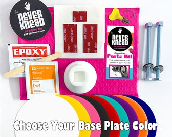 NEVERknead Conversion Parts Kit for arbor press - polymer clay conditioning / kneading machine