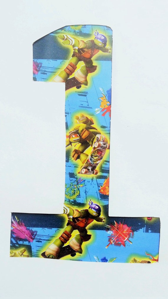 Teenage Mutant Ninja Turtles Centerpiece Birthday Cake Smash Etsy