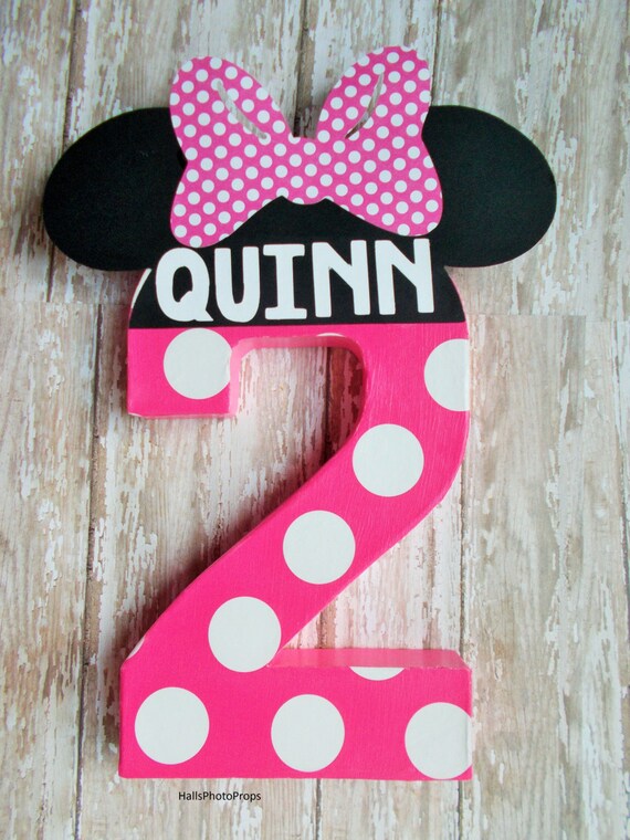 Pink Minnie Mouse Birthday Centerpiece Cake Smash I Am One Etsy