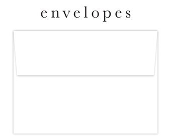 Envelopes - 4.125 x 9.5 - White (Fits 4 x 9.25 Invitation)