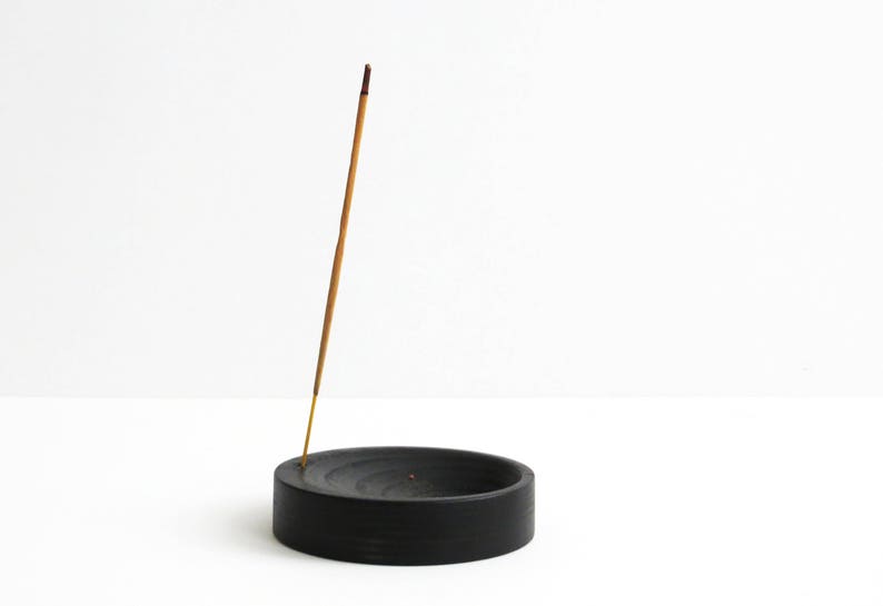 Incense stick holder black Etsy