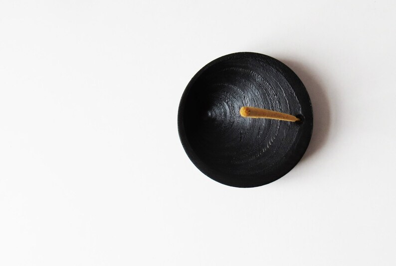 Incense stick holder black Etsy